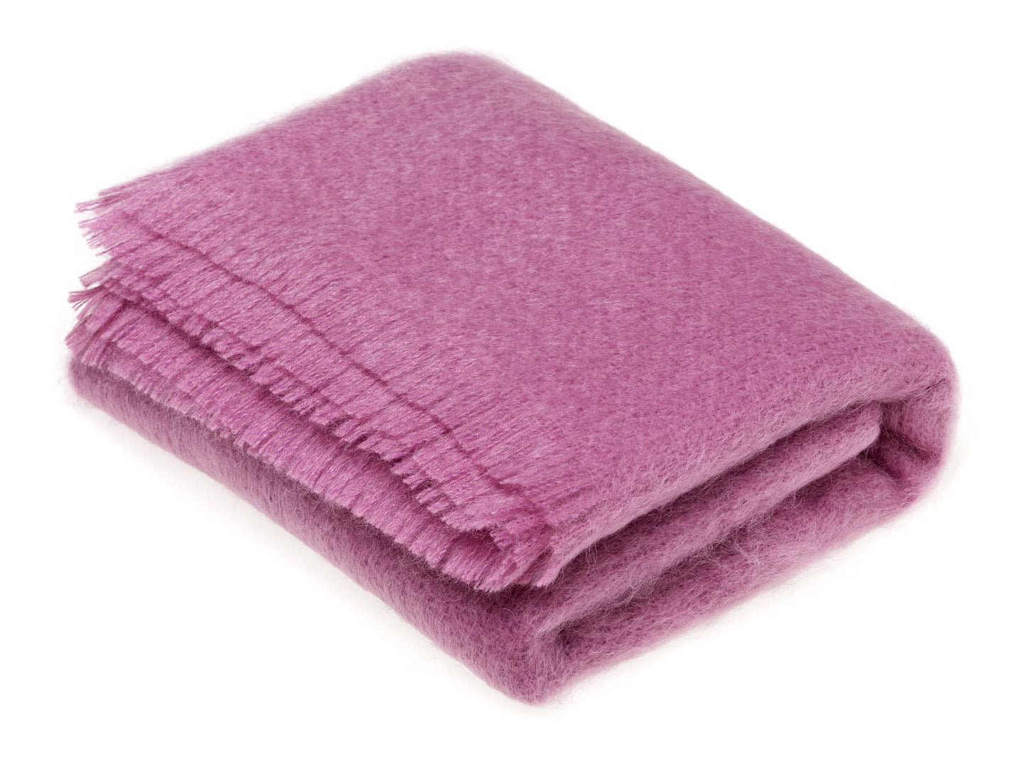 Luxury Mohair Throw Collection - Made in England: Flame