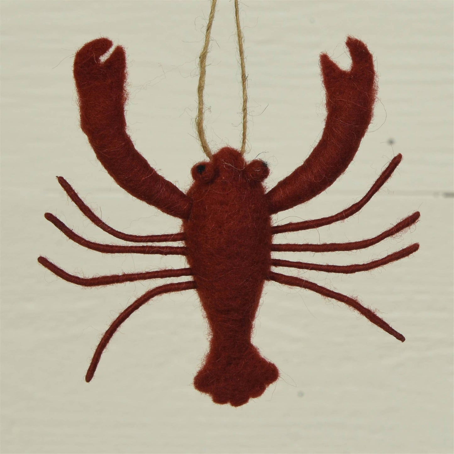 Lobster Ornament, Felt - Red - Red