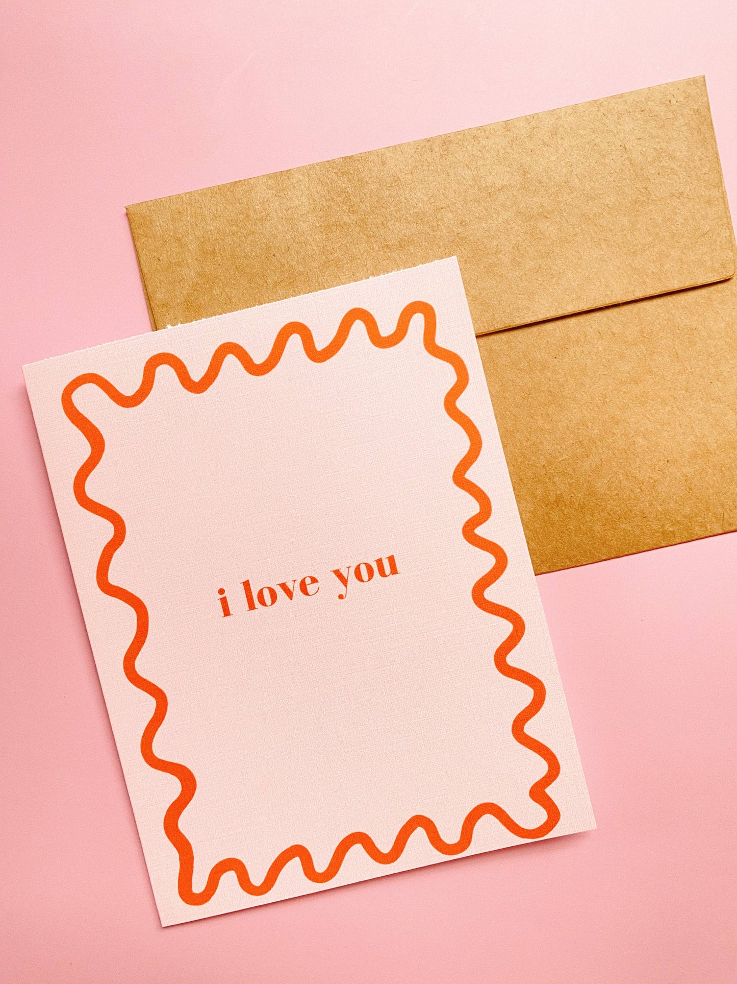 I Love You Squiggle Card