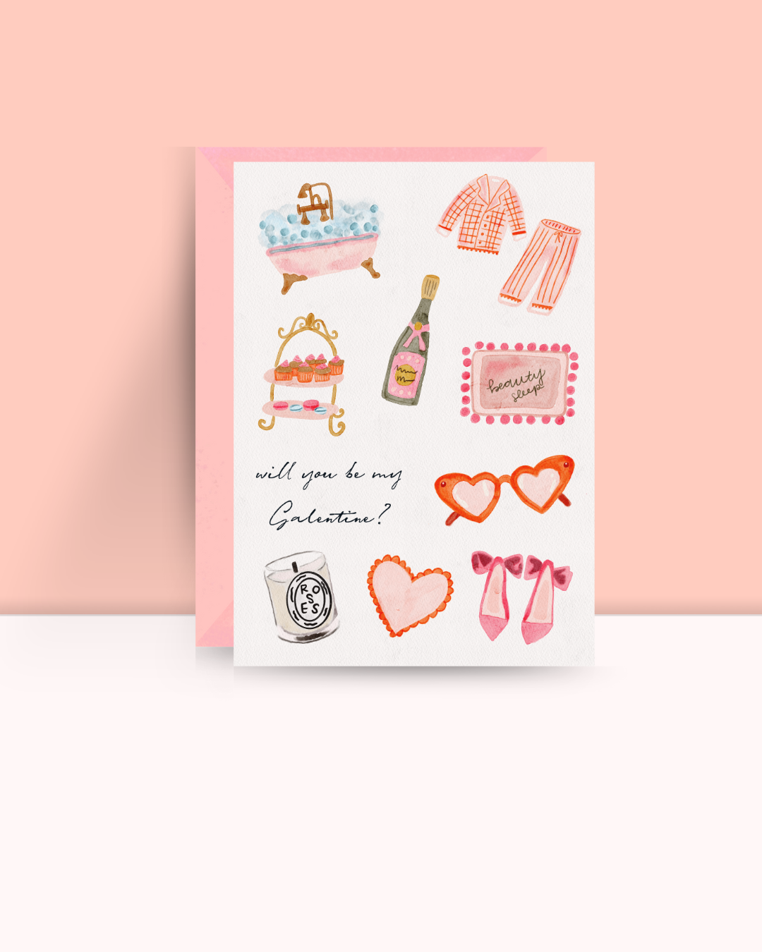 Will You Be My Galentine? Greeting Card