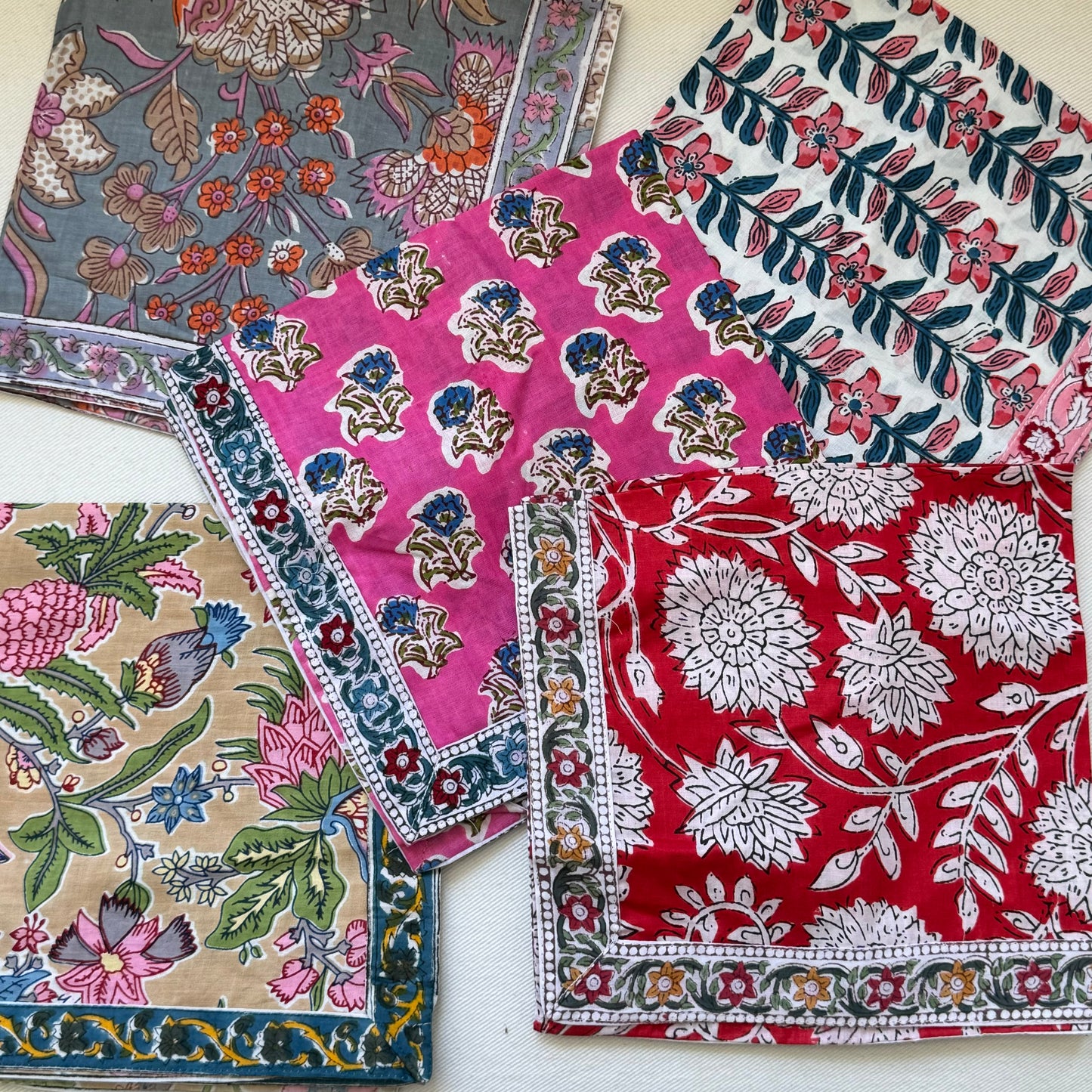 Raj Block Printed Napkins