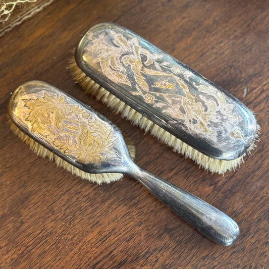 Kalle Antique Silver Brushes