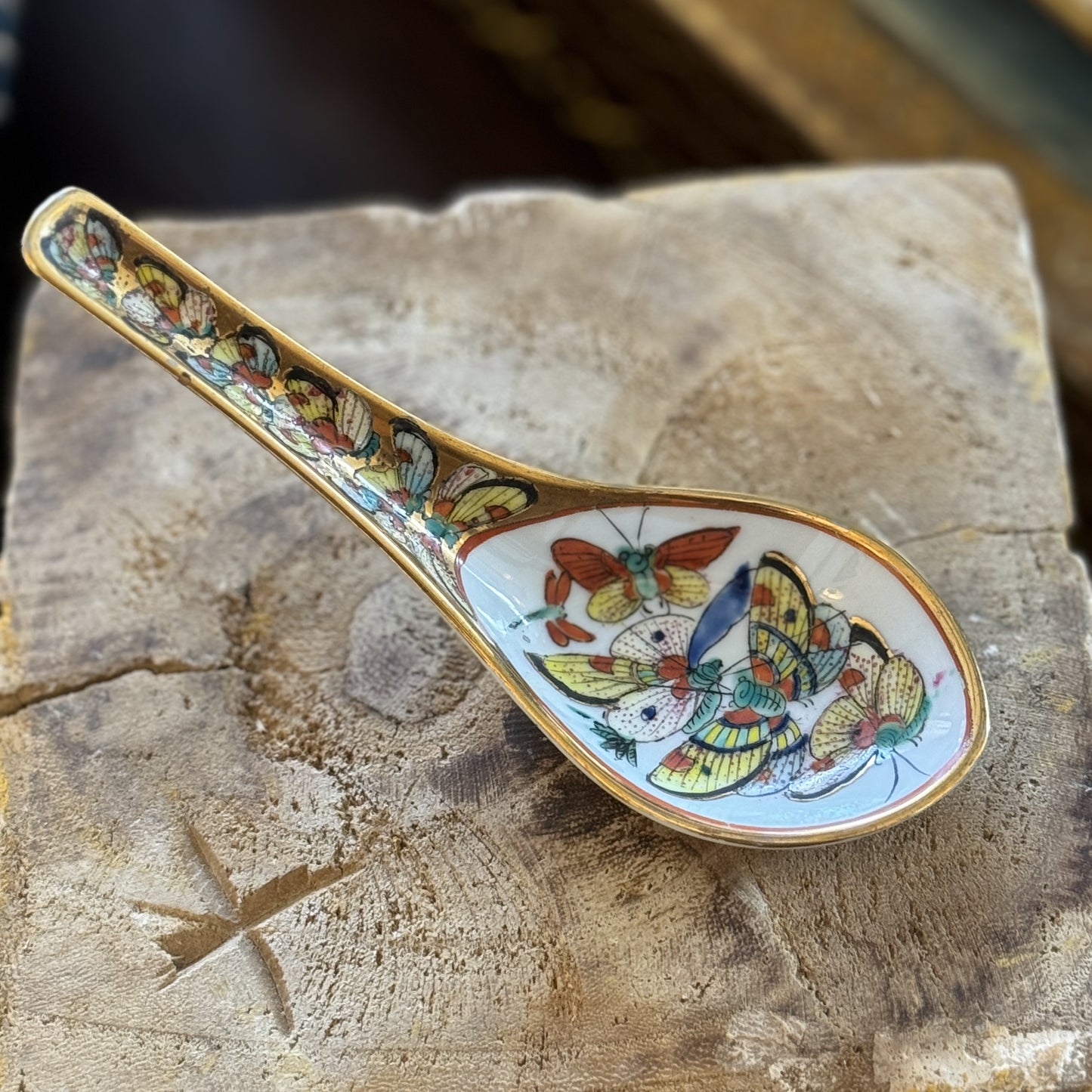 Chinoise Doreé Soup Spoon