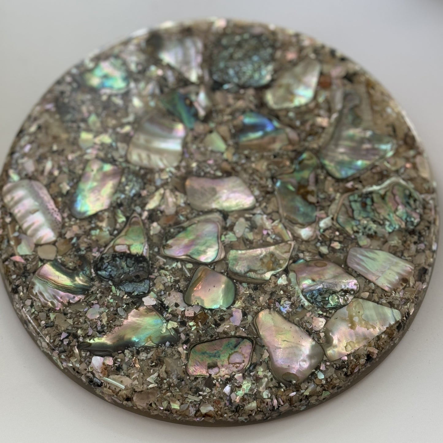 Abalone Trivet Vintage