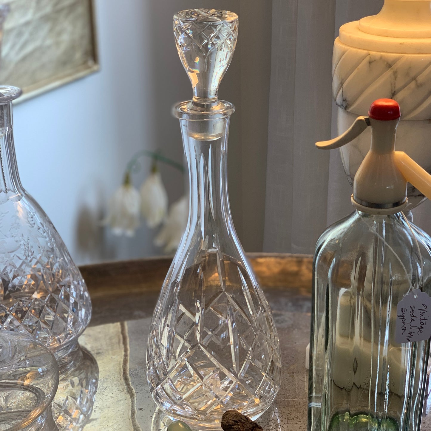 Horace Cut Crystal Decanter