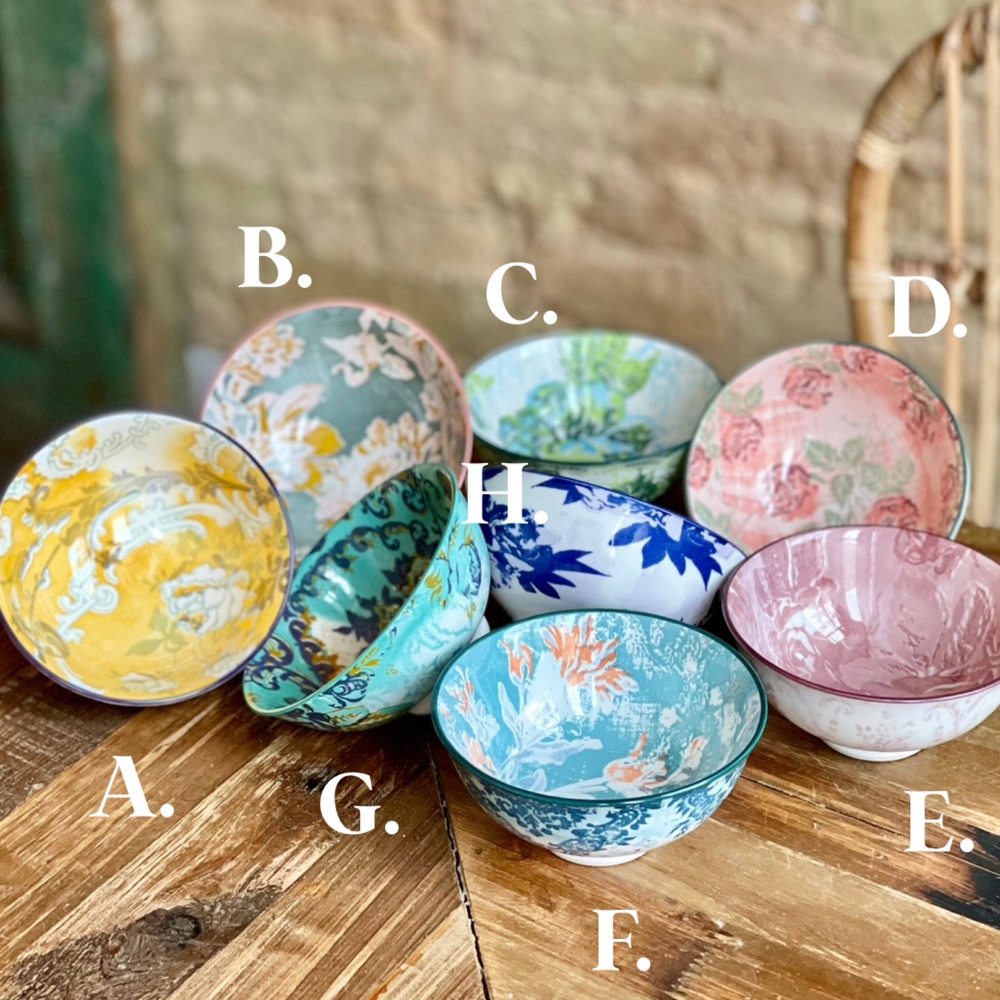 Patina Vie Artisan Tidbit Bowls