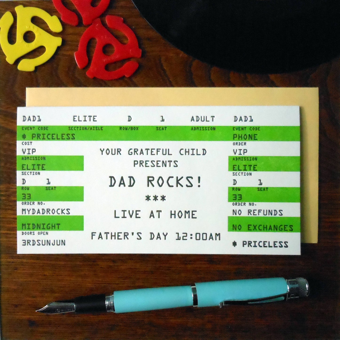 Dad Rock Ticket