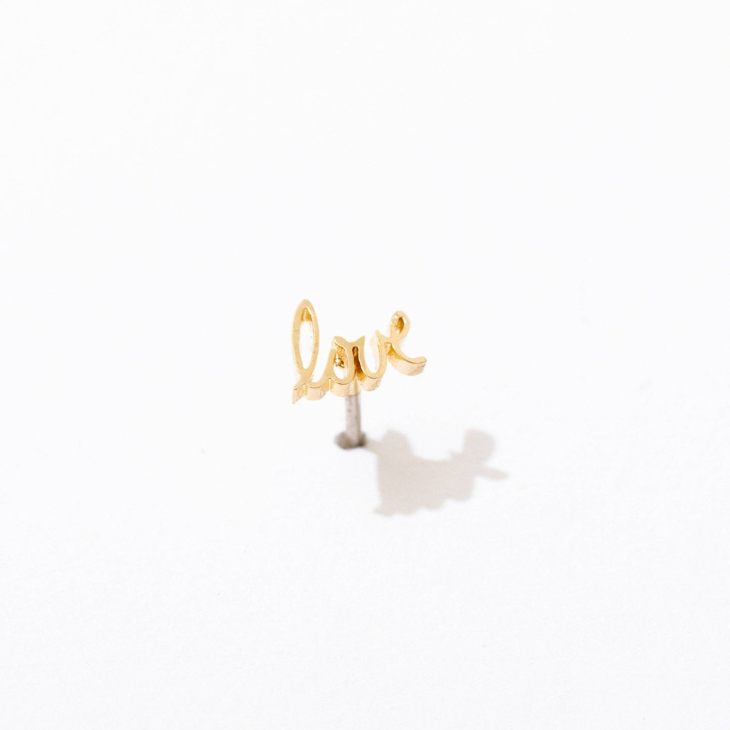 Love Stud Single Earring